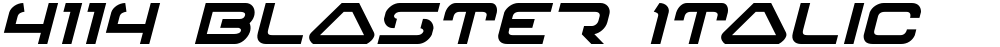 4114 Blaster Italic