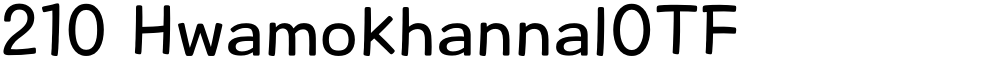 210 HwamokhannalOTF