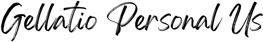 Gellatio Personal Use