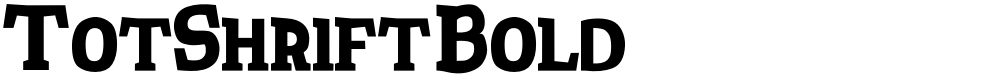 TotShriftBold