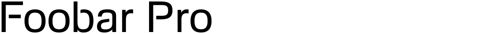 Foobar Pro