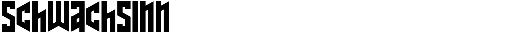Schwachsinn