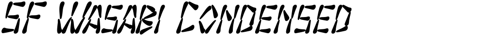 SF Wasabi Condensed