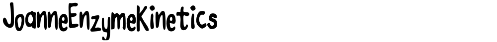 JoanneEnzymeKinetics