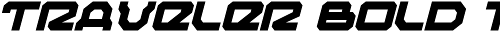 Traveler Bold Italic