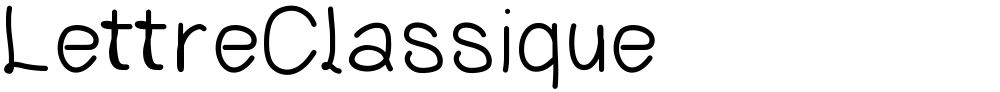 LettreClassique