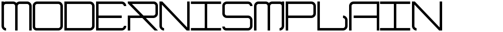 ModernismPlain
