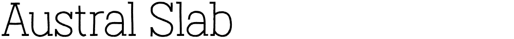 Austral Slab
