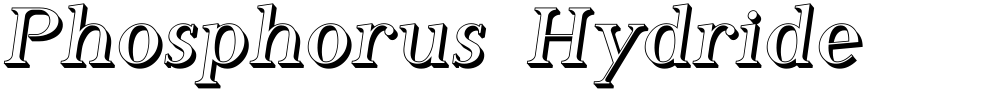 Phosphorus Hydride