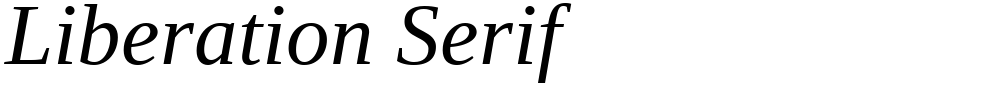 Liberation Serif