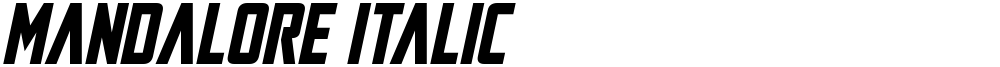 Mandalore Italic