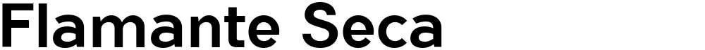 Flamante Seca