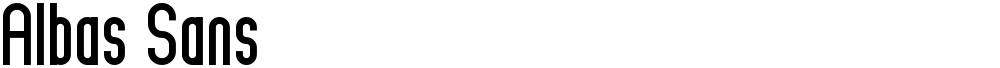Albas Sans