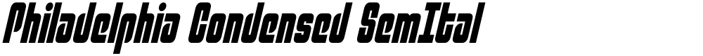 Philadelphia Condensed SemItal