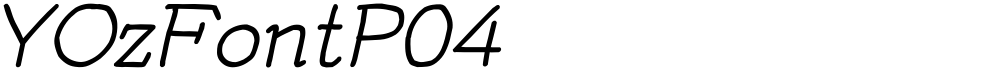 YOzFontP04