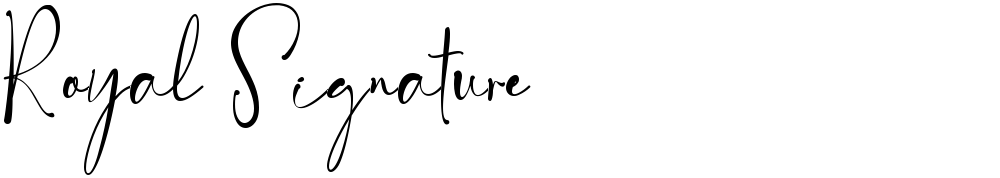 Royal Signature