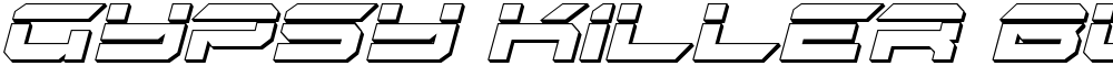 Gypsy Killer Bullet Italic