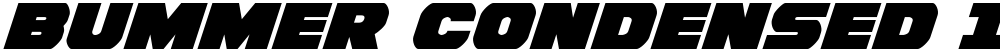 Bummer Condensed Italic