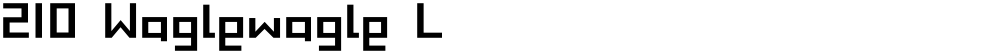 210 Waglewagle L