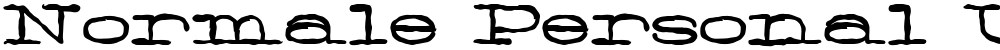 Normale Personal Use