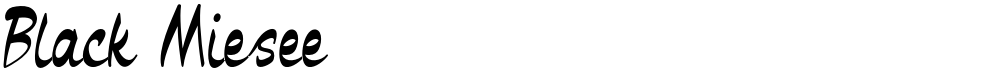 Black Miesee