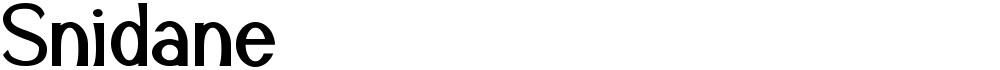 Snidane