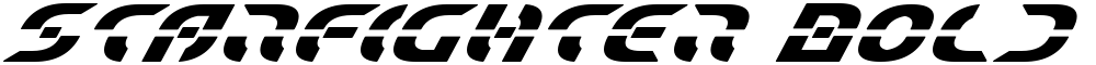 Starfighter Bold Super-Italic