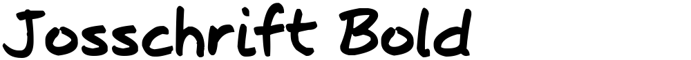 Josschrift Bold