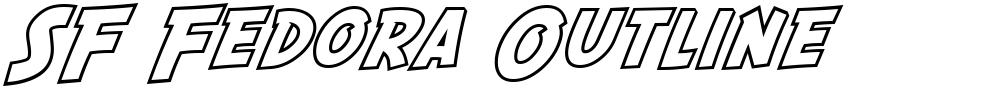 SF Fedora Outline