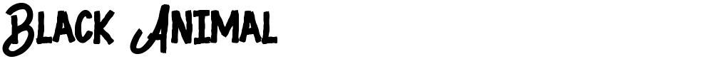 Black Animal
