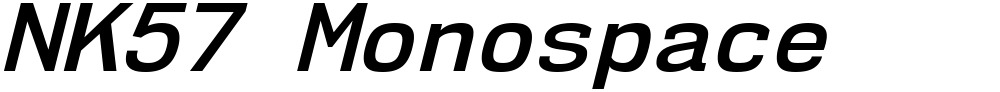 NK57 Monospace