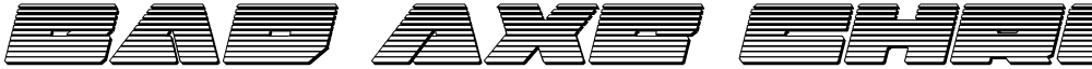 Bad Axe Chrome Italic