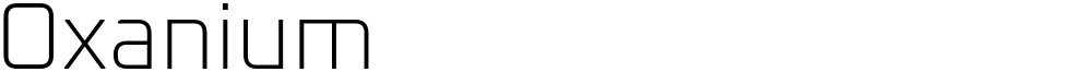 Oxanium