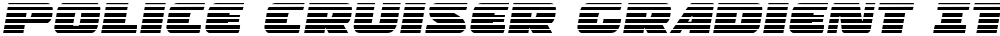 Police Cruiser Gradient Italic