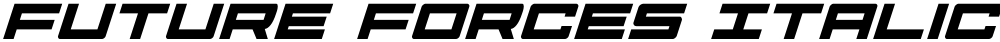 Future Forces Italic