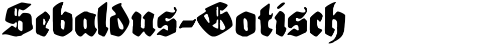 Sebaldus-Gotisch
