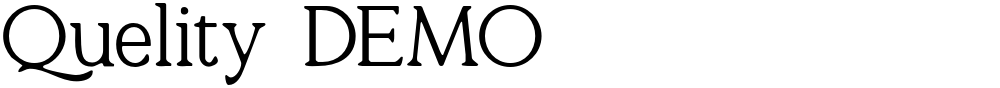 Quelity DEMO