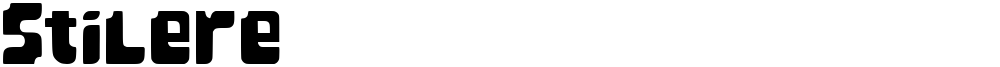 Stilere