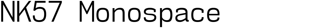 NK57 Monospace