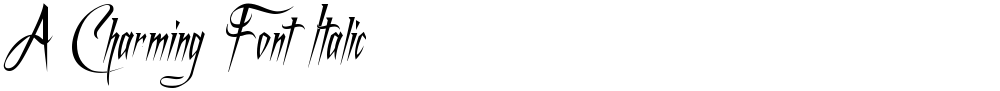 A Charming Font Italic