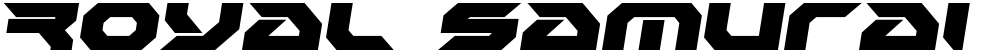 Royal Samurai Semi-Italic