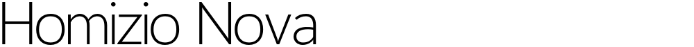 Homizio Nova