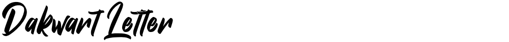Dakwart Letter
