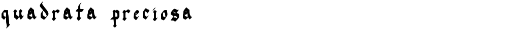 quadrata preciosa