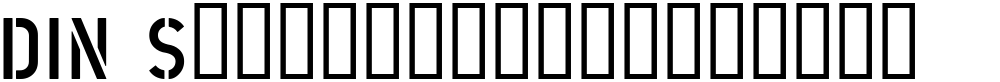 DIN Schablonierschrift