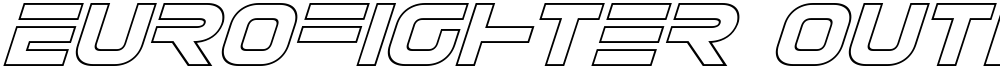 Eurofighter Outline Italic