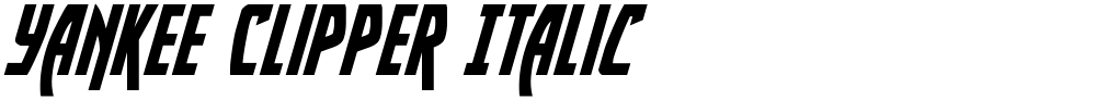 Yankee Clipper Italic