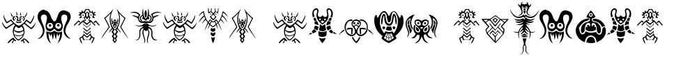 Abstract Alien Symbols