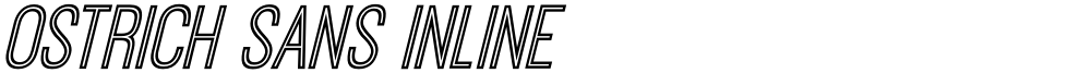Ostrich Sans Inline