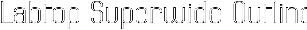Labtop Superwide Outline